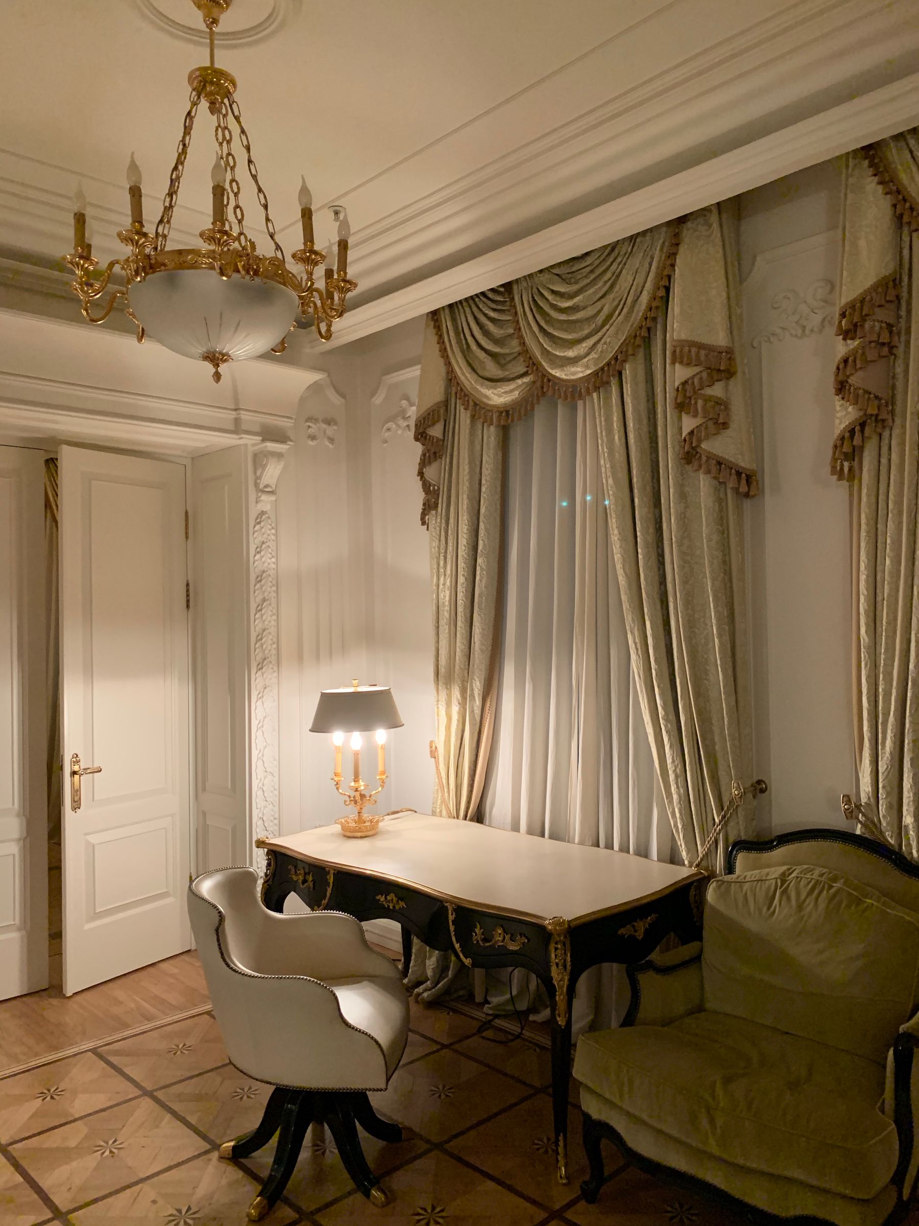 Hotel suite interior